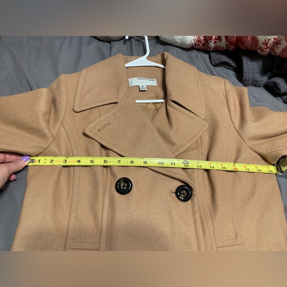 Anne Klein Women’s Double Breasted Peacoat - Picture 6 of 8